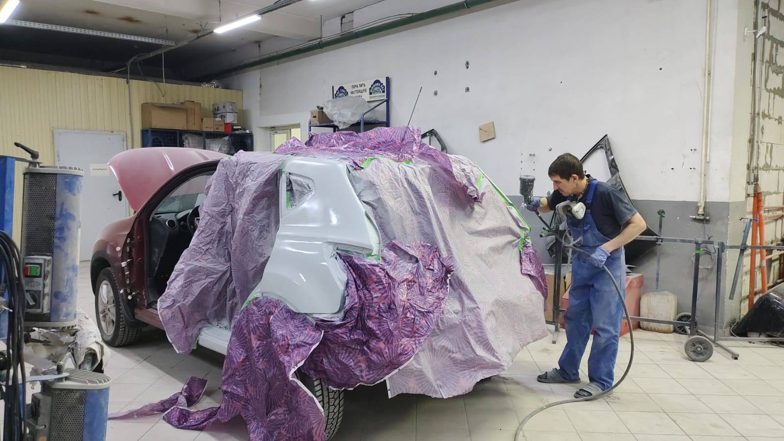 Nissan Qashqai кузовной ремонт Москва